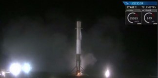 Falcon 9 сумел вернуться обратно