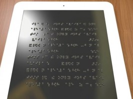 Появился планшет для людей с серьезными нарушениями зрения