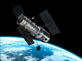 Хаббл засек необычайно красивую галактику