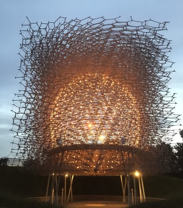 В одном из парков Лондона выставят искусственный пчелиный рой