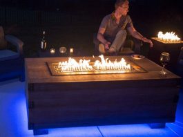 Создана колонка с музыкальным огнем