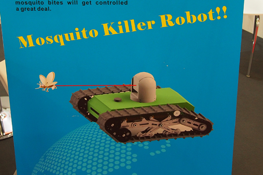 Команда инженеров создала танк для борьбы с комарами