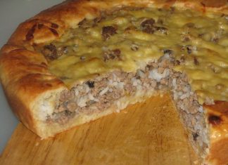 Вкусный осетинский пирог с мясом Пирог
