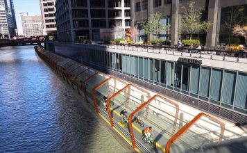 В Чикаго появится речная велодорожка
