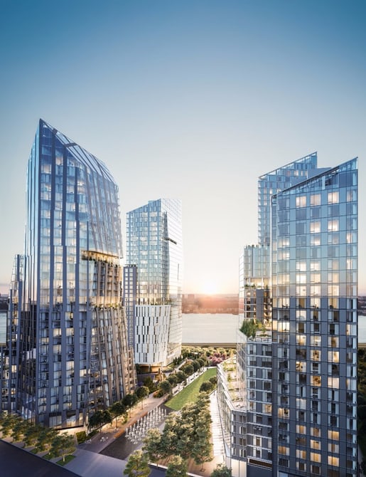 В Нью-Йорке появится новый район жилых элитных небоскребов