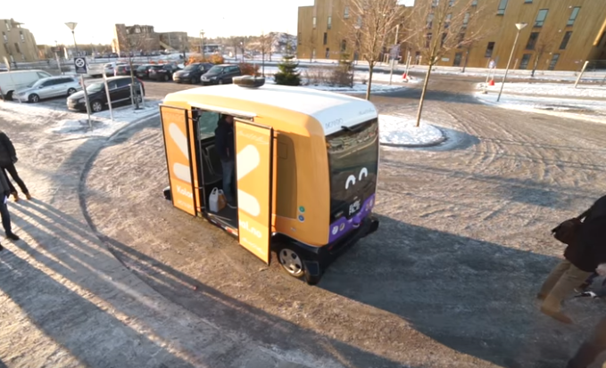 В Норвегии запущен первый автономный автобус