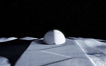 Дизайнер придумал концепцию храма для Луны