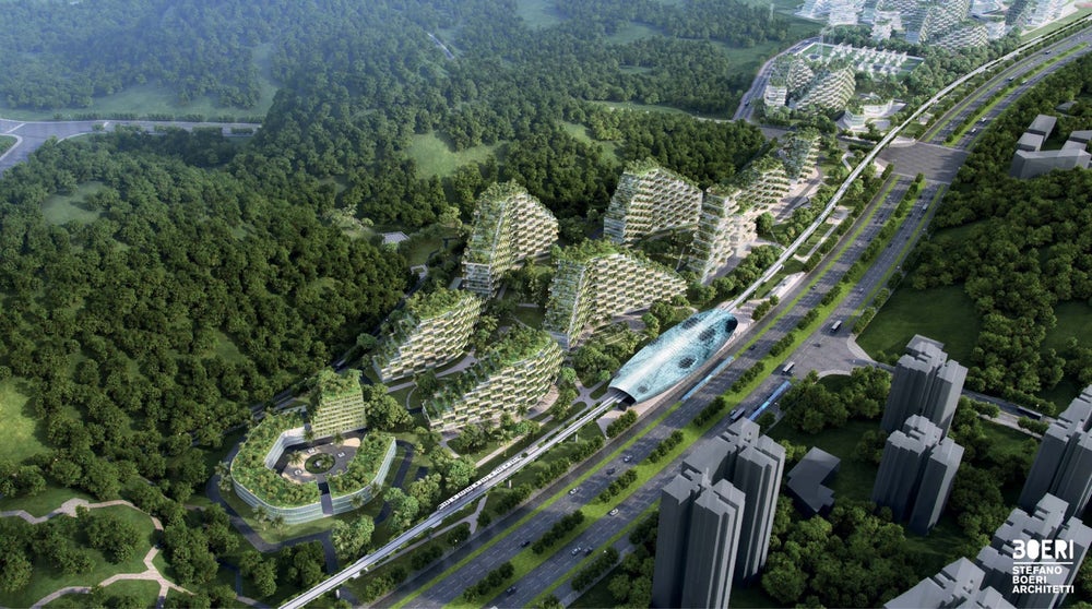 В Китае построят настоящий город-лес