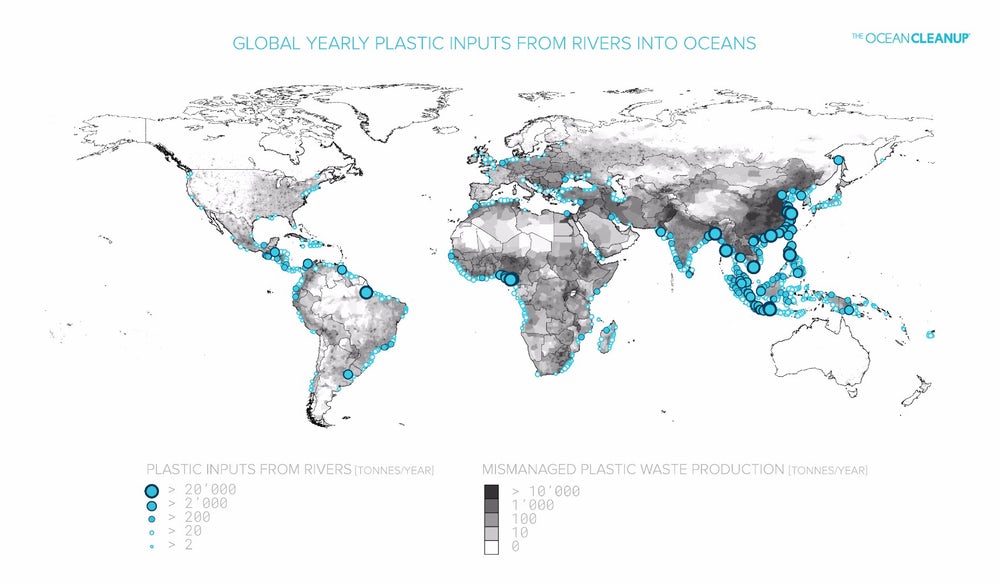 Исследователи рассказали, сколько пластика попадает в океан по рекам