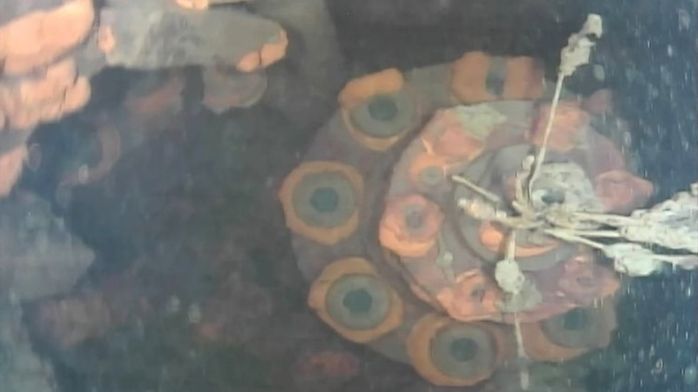 Робот передал первые фотографии расплавленного реактора "Фукусимы"