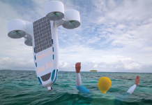 Создан концепт спасательного дрона-амфибии