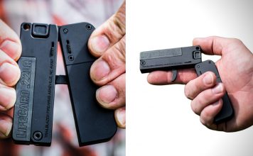 Создан пистолет, помещающийся в бумажник