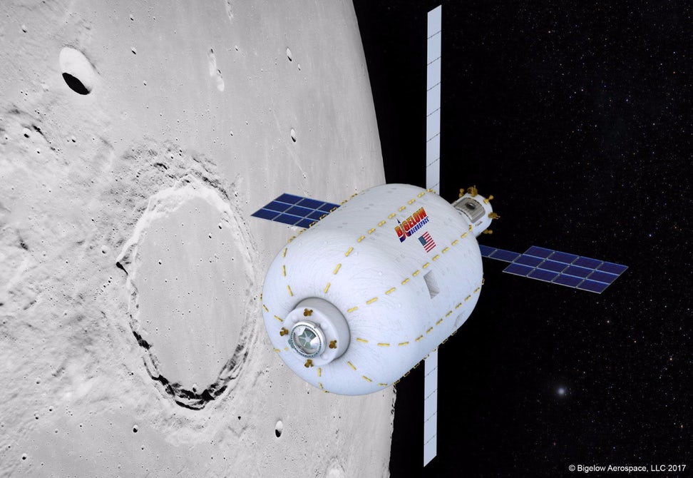 Bigelow и ULA развернут обитаемый модуль на лунной орбите