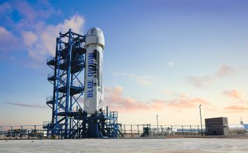 Blue Origin сегодня запустила обновленную модель ракеты New Shepherd