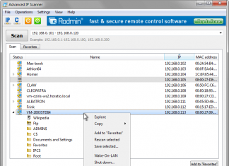 IP сканер от Softinventive Lab