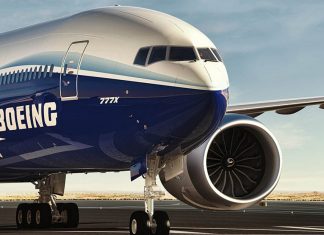 Лайнер Boeing 777X получил новые двигатели GE9X