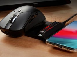 Силами HyperX была выпущена беспроводная компьютерная мышь, заряжающаяся беспроводным способом