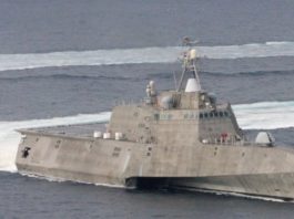 Новейший боевой корабль флота США проходит тесты