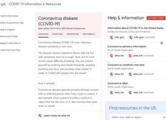 Google наконец-то запустила собственную платформу посвящённую коронавирусу