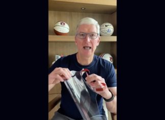 Тим Кук записал видео, в котором рассказал о производимых силами Apple масках