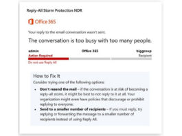 E-mail клиент Office 365 привнес исправление функции Reply All