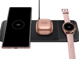 Samsung готовит необычную зарядку Charging Wireless Trio