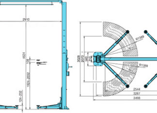 Устройство и правила выбора двухстоечного подъемника для СТО