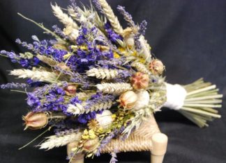 Мода на сухоцветы в интерьере возвращается