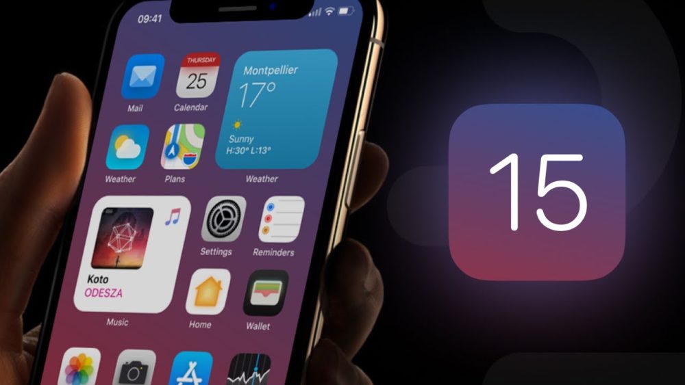 После обновления ios 15